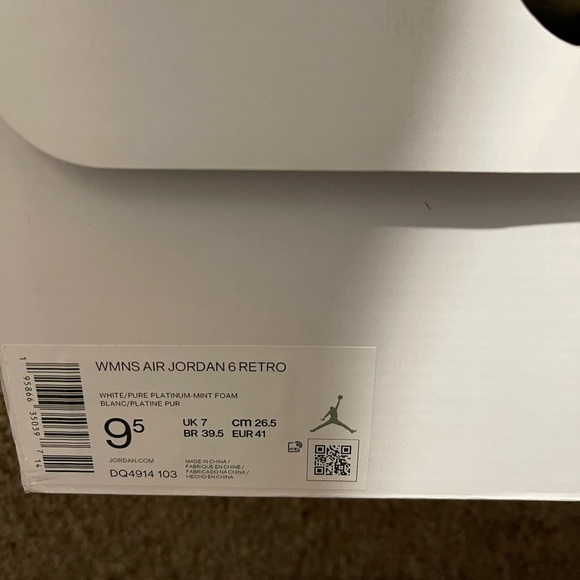 Jordan 6 - Mint - Picture 4 of 4